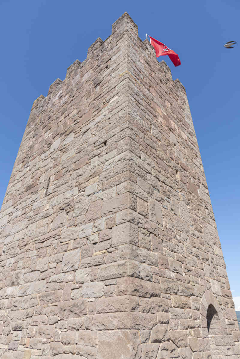 Comunidad Foral de Navarra 112 - Javier - castillo de Javier - torre del Homenaje o de San Miguel.jpg